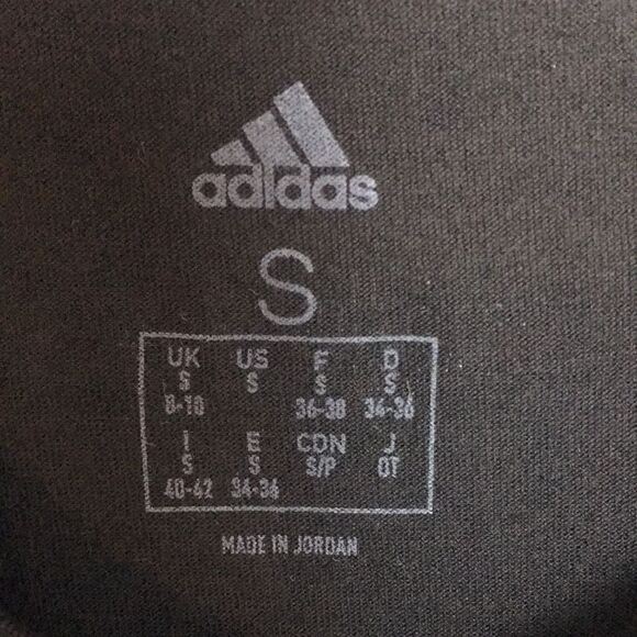 ADIDAS Black Logo Loose Muscle Tank Top Active Work-Out Sz Small - Picture 4 of 15